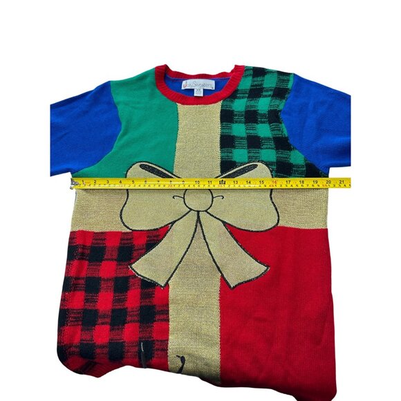 Jolly Sweaters Christmas Mens‎ Size M  38-40 Ugly Holiday Metallic Party - Picture 3 of 10